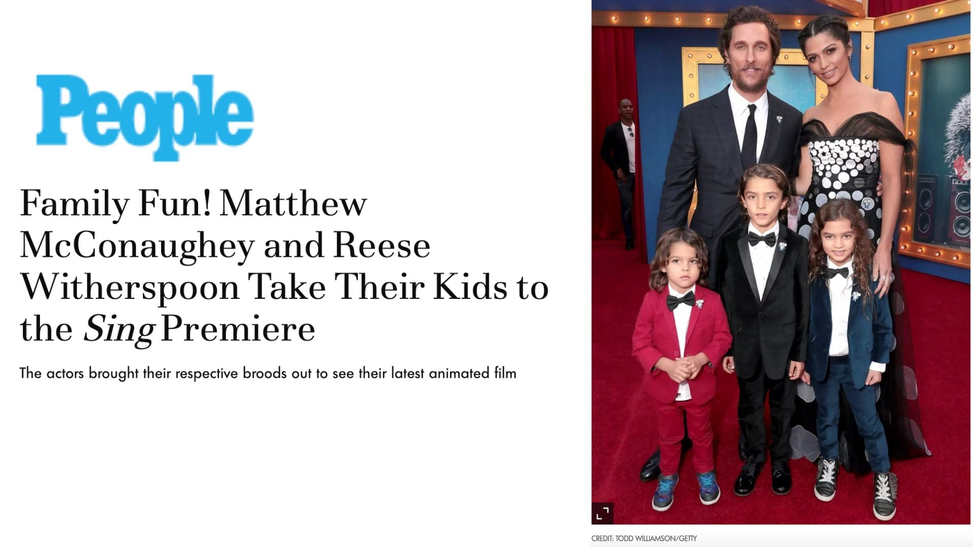 Matthew McConaughey's children matched their dad in Appaman suits | Appaman Kids Clothes