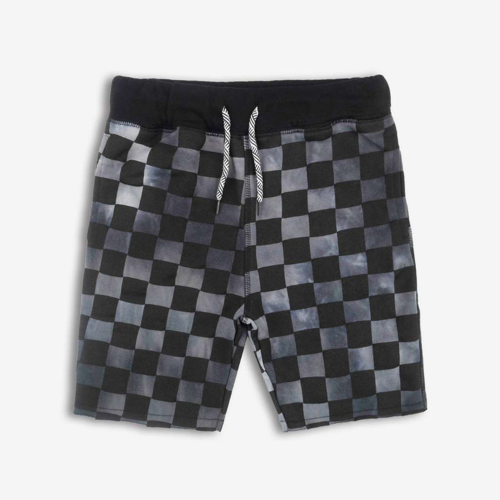 Appaman Best Quality Kids Clothing Boys Bottoms Camp Shorts | Black Check