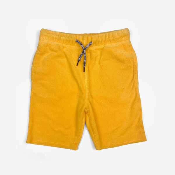 Appaman Best Quality Kids Clothing Boys Bottoms Camp Shorts | Gold Terry