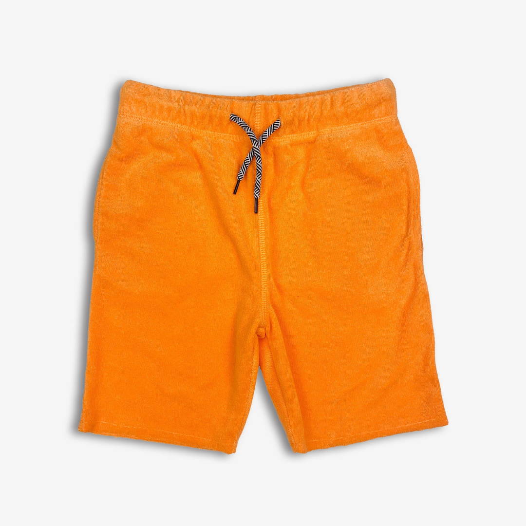 Appaman Best Quality Kids Clothing Boys Bottoms Camp Shorts | Tangerine Terry