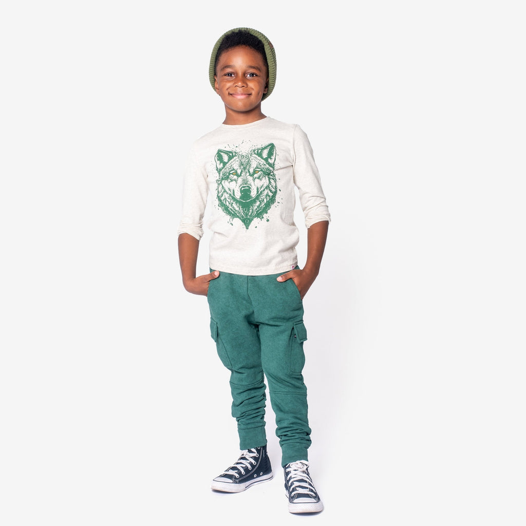 Appaman Best Quality Kids Clothing Boys Bottoms Empire Sweatpants | Dark Green