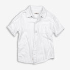 Appaman Best Quality Kids Clothing boys fine tailoring Beach Shirt | White