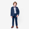 Appaman Best Quality Kids Clothing Boys Fine Tailoring Stretchy Mod Suit | Indigo Wales Check