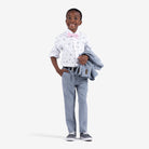 Appaman Best Quality Kids Clothing Boys Fine Tailoring Stretchy Suit Pants | Stone