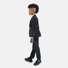 Appaman Best Quality Kids Clothing Boys Fine Tailoring Suit Blazer | Black Velvet