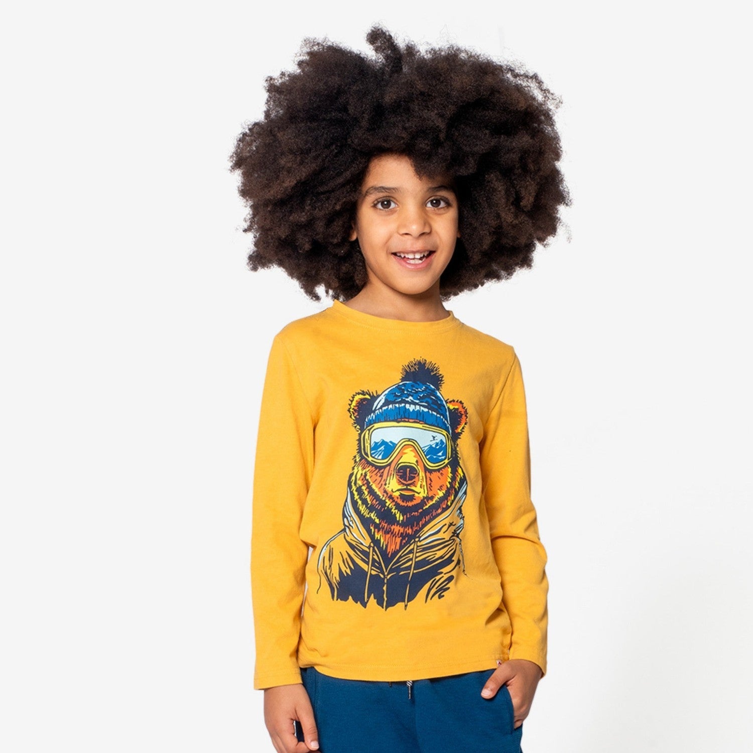 Appaman Best Quality Kids Clothing Boys Graphic Tee Graphic Tee | Ski Bear