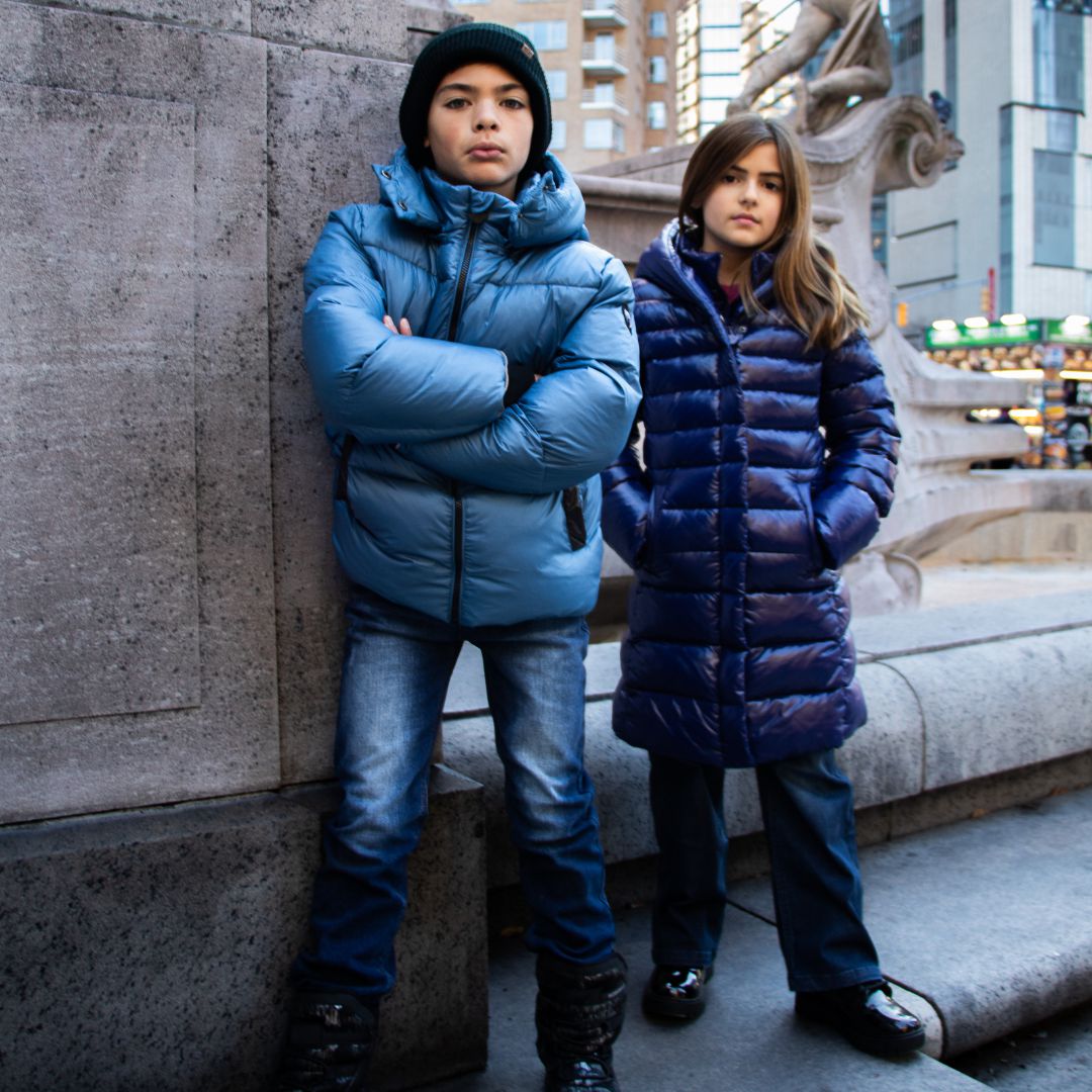 Appaman Best Quality Kids Clothing Boys Outerwear Park Ave Puffer | Light Blue