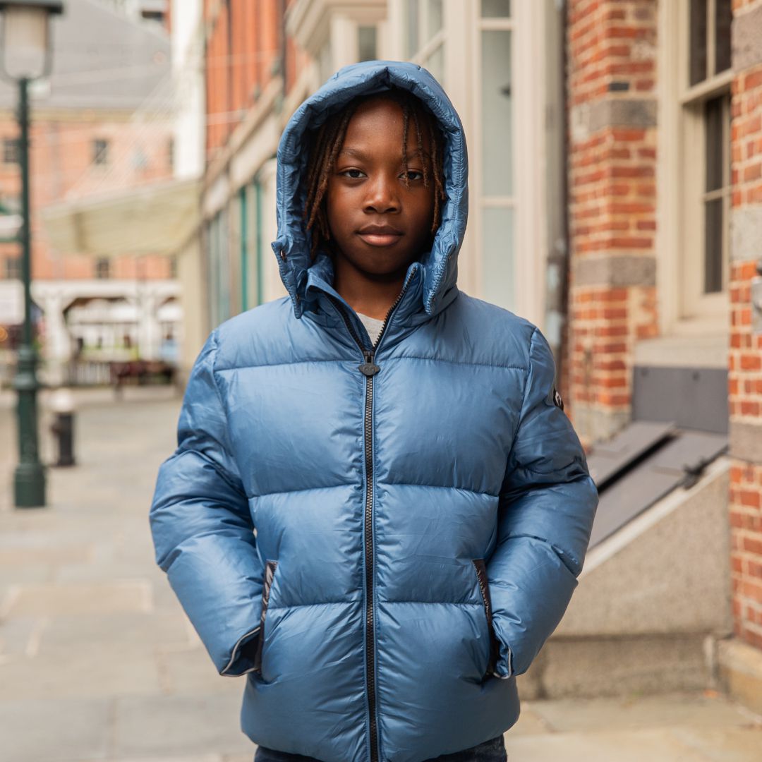 Appaman Best Quality Kids Clothing Boys Outerwear Park Ave Puffer | Light Blue