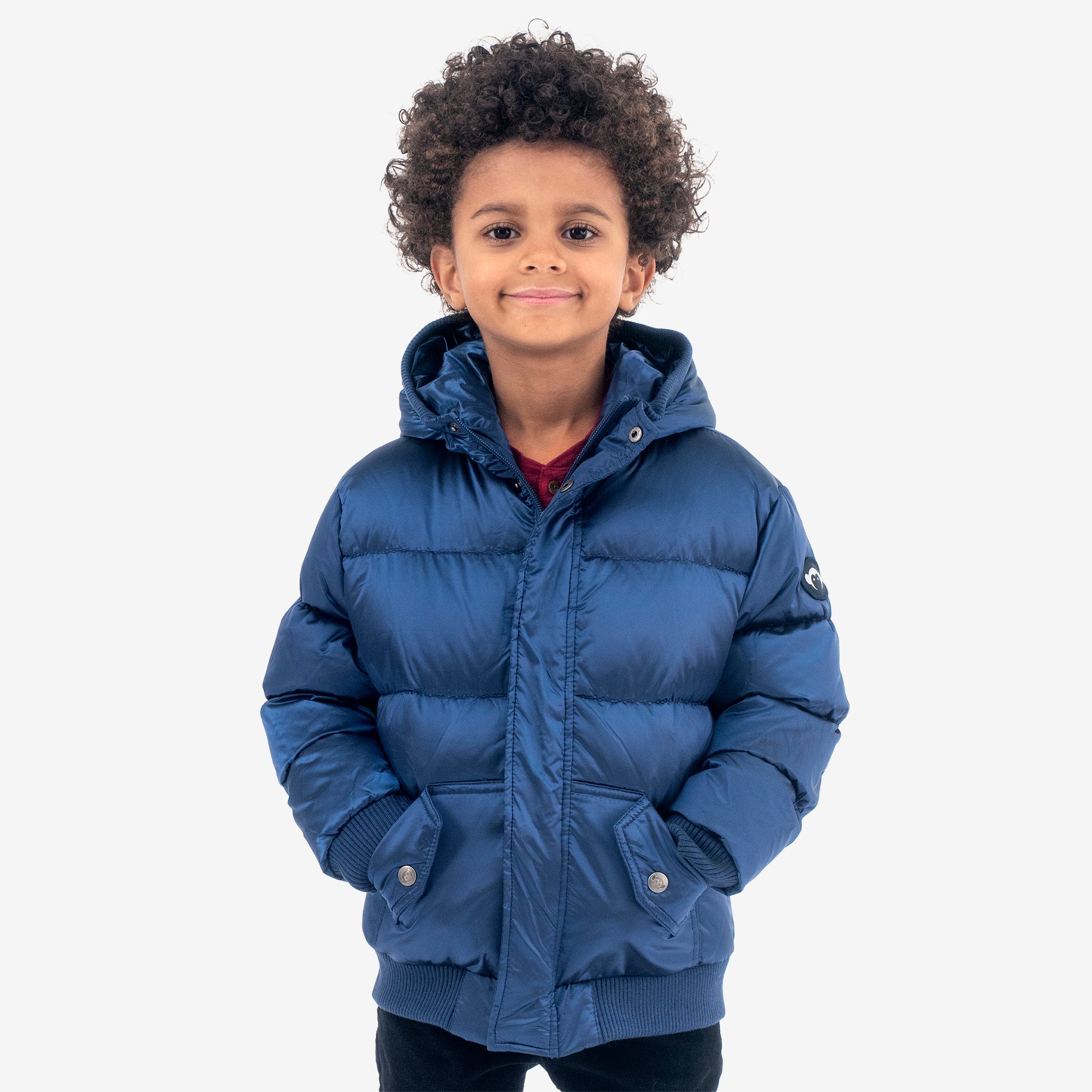 Appaman Best Quality Kids Clothing Boys Outerwear Puffy Coat | Navy Blue