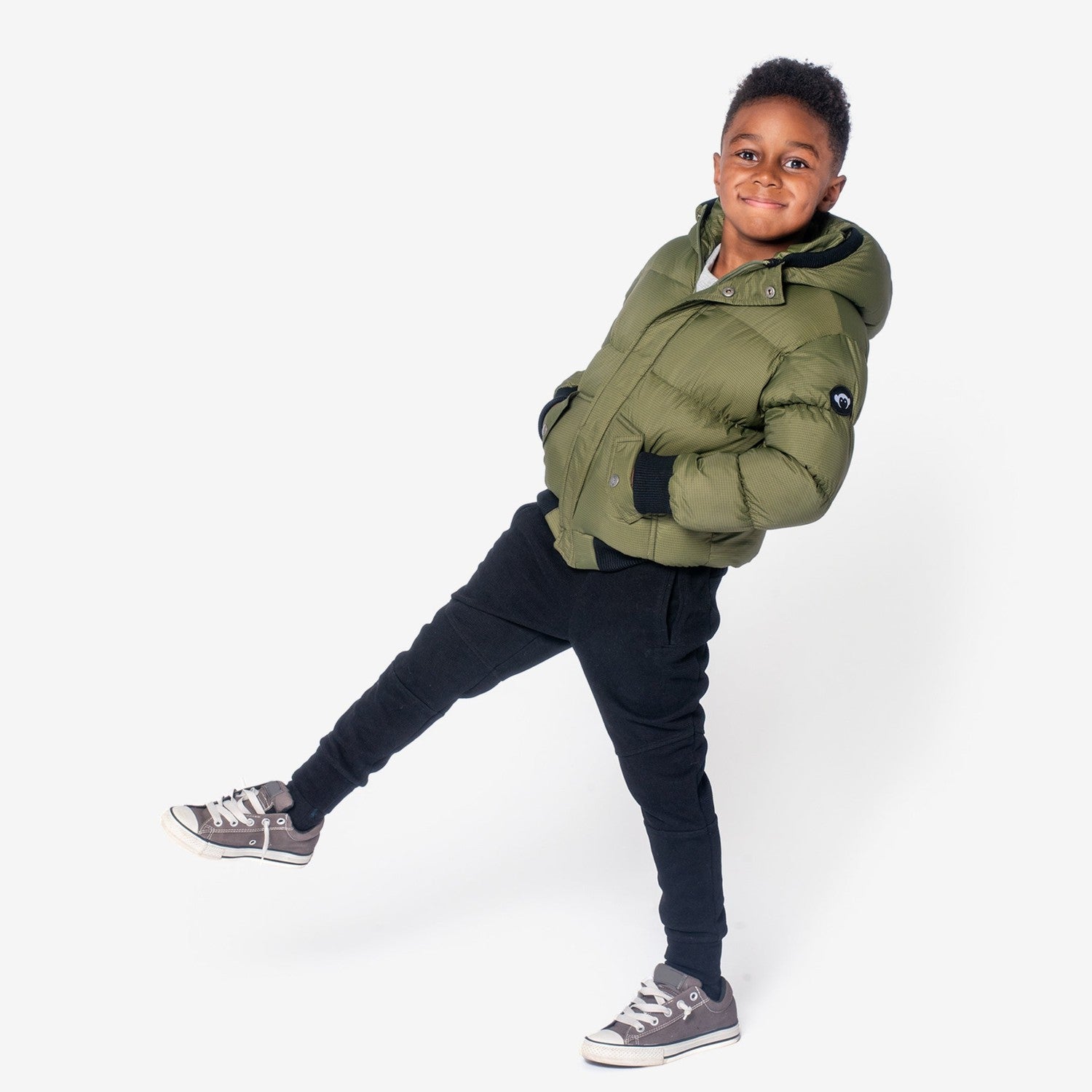 Appaman Best Quality Kids Clothing Boys Outerwear Puffy Coat | Thunderstorm