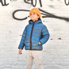 Appaman Best Quality Kids Clothing Boys Outerwear Reversible Puffer | Blue Wave