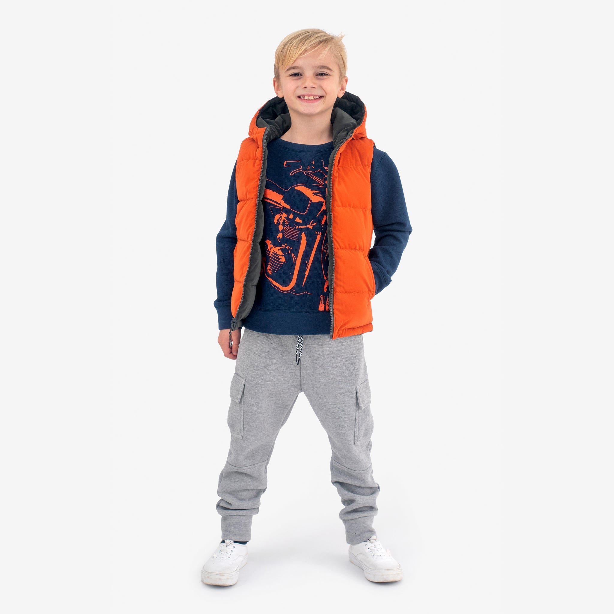 Appaman Best Quality Kids Clothing Boys Outerwear Reversible Vest | Harvest