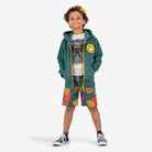 Appaman Best Quality Kids Clothing Boys Sweater/Hoodie Magic Zip Hoodie | Dark Green