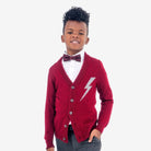 Appaman Best Quality Kids Clothing Boys Sweater/Hoodie Obi Cardigan | Maroon