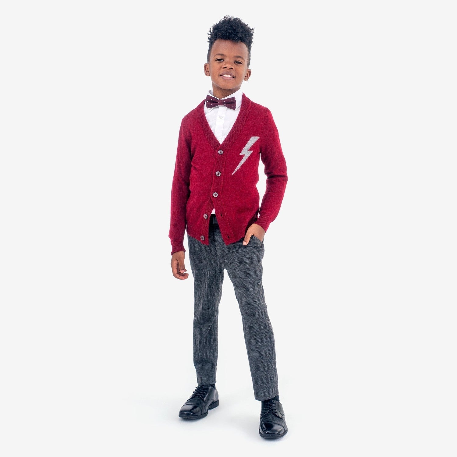 Appaman Best Quality Kids Clothing Boys Sweater/Hoodie Obi Cardigan | Maroon