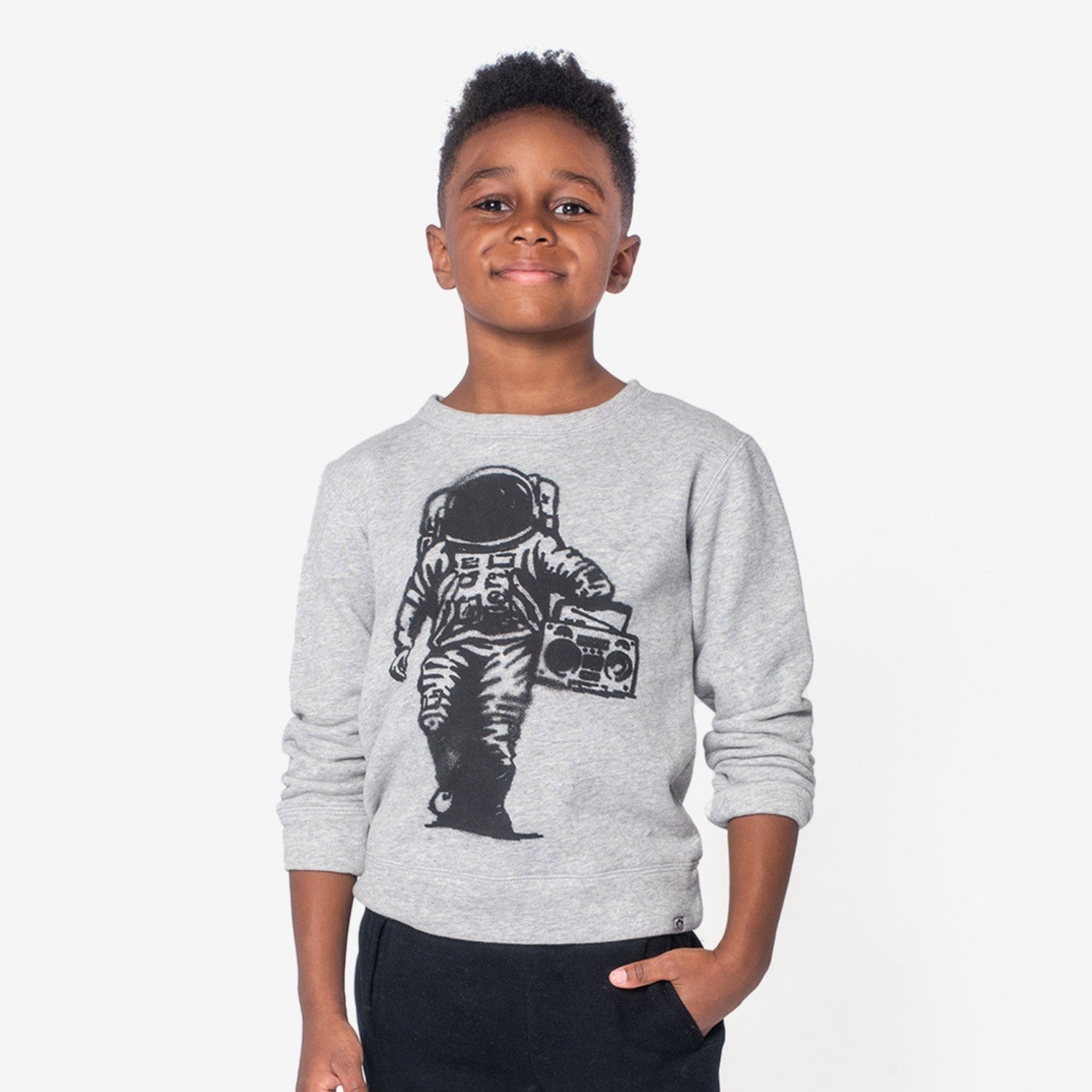 Appaman Best Quality Kids Clothing Boys Sweater/Hoodie Revel Crewneck | Space Jams