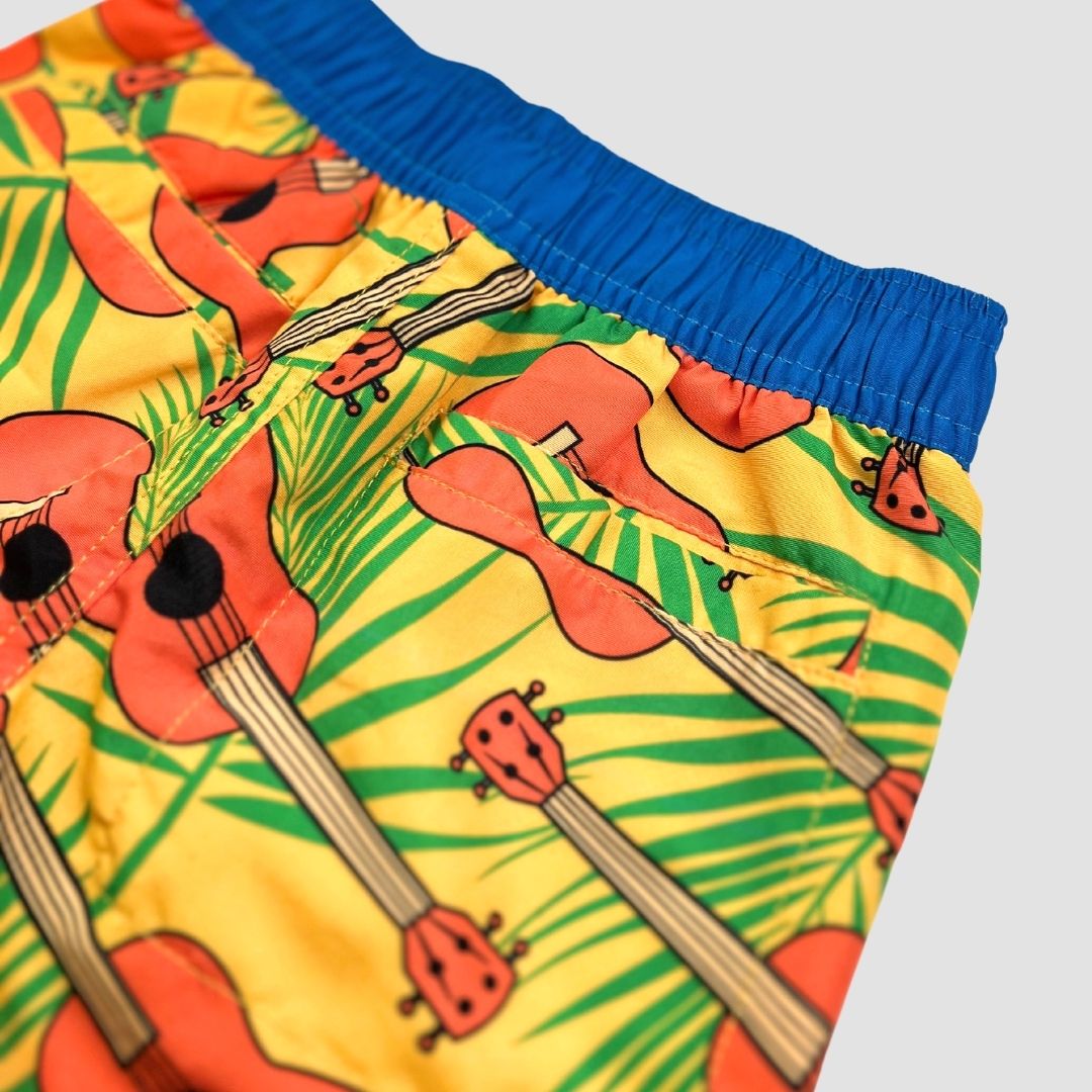 Appaman Best Quality Kids Clothing Boys Swim Swim Trunks | Ukulele Paradise