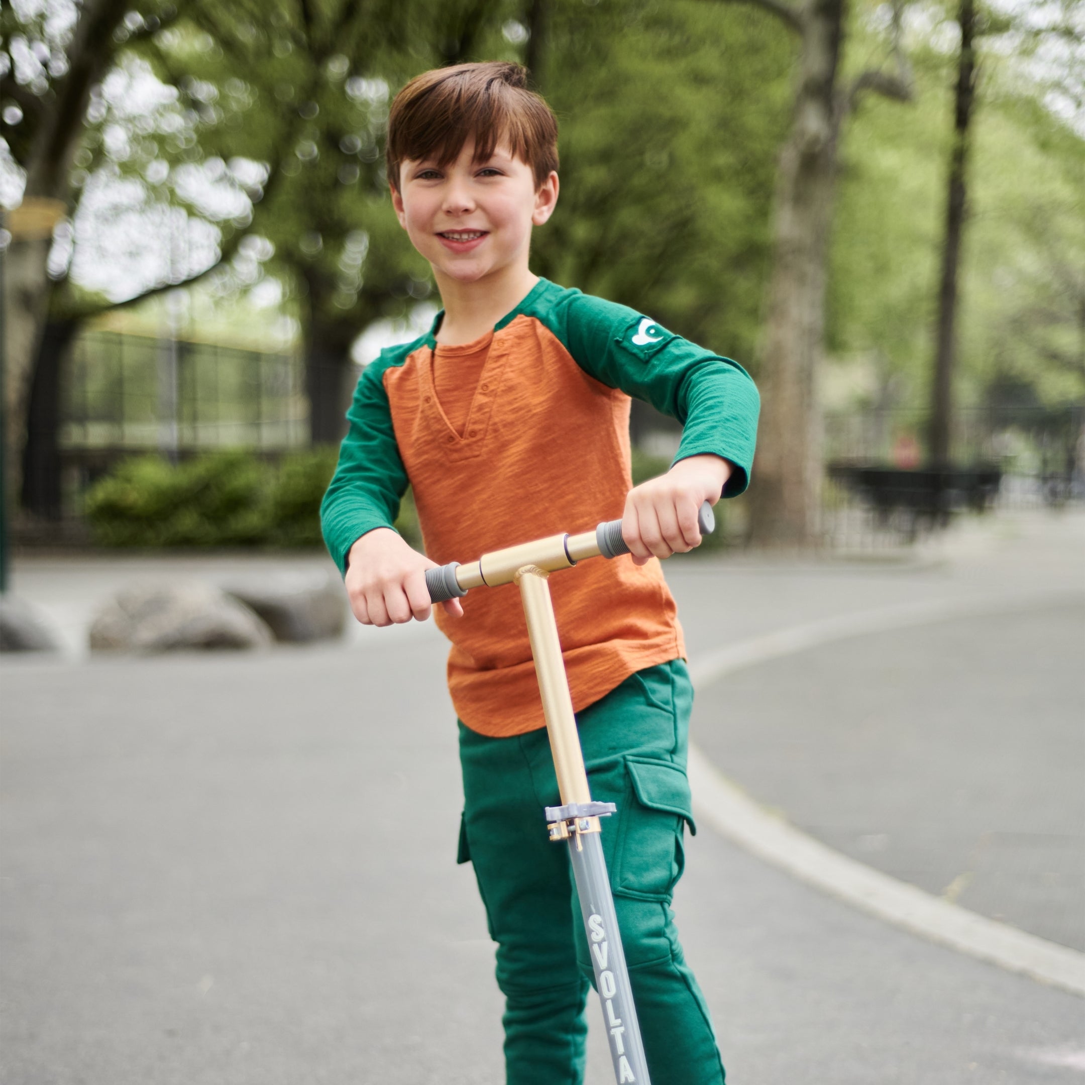 Appaman Best Quality Kids Clothing Boys Tops Baseball Tee | Terracotta