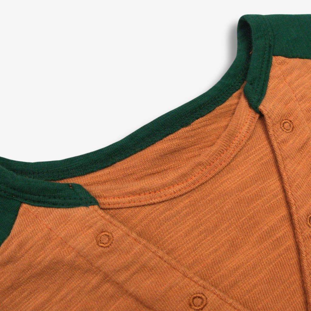 Appaman Best Quality Kids Clothing Boys Tops Baseball Tee | Terracotta