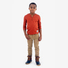 Appaman Best Quality Kids Clothing Boys Tops Camden Long Sleeve | Arabian Spice