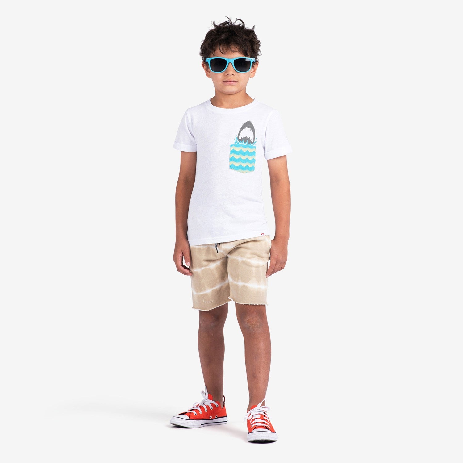 Appaman Best Quality Kids Clothing Boys Tops Day Trip Tee | Pocket Shark