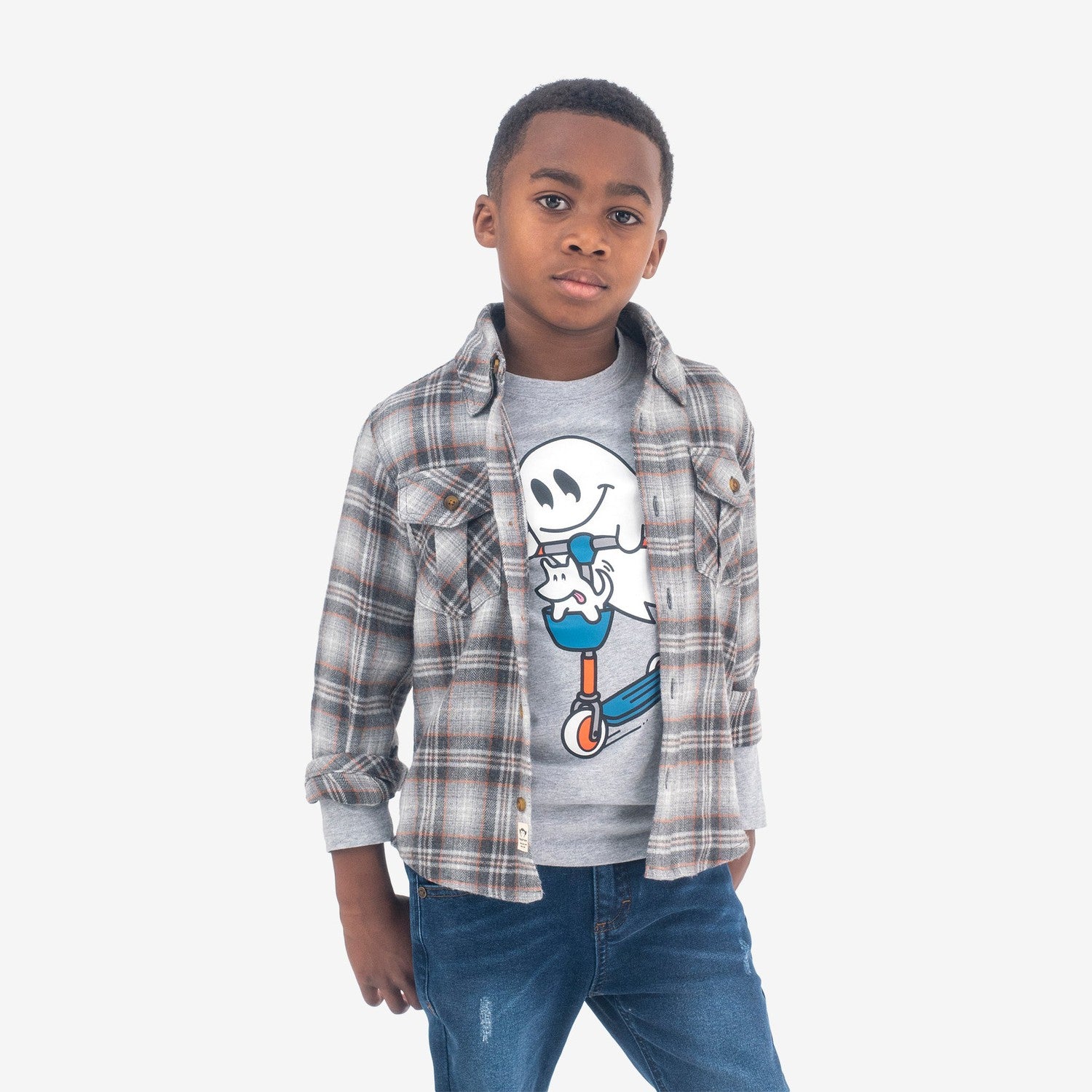 Boys flannel store shirt