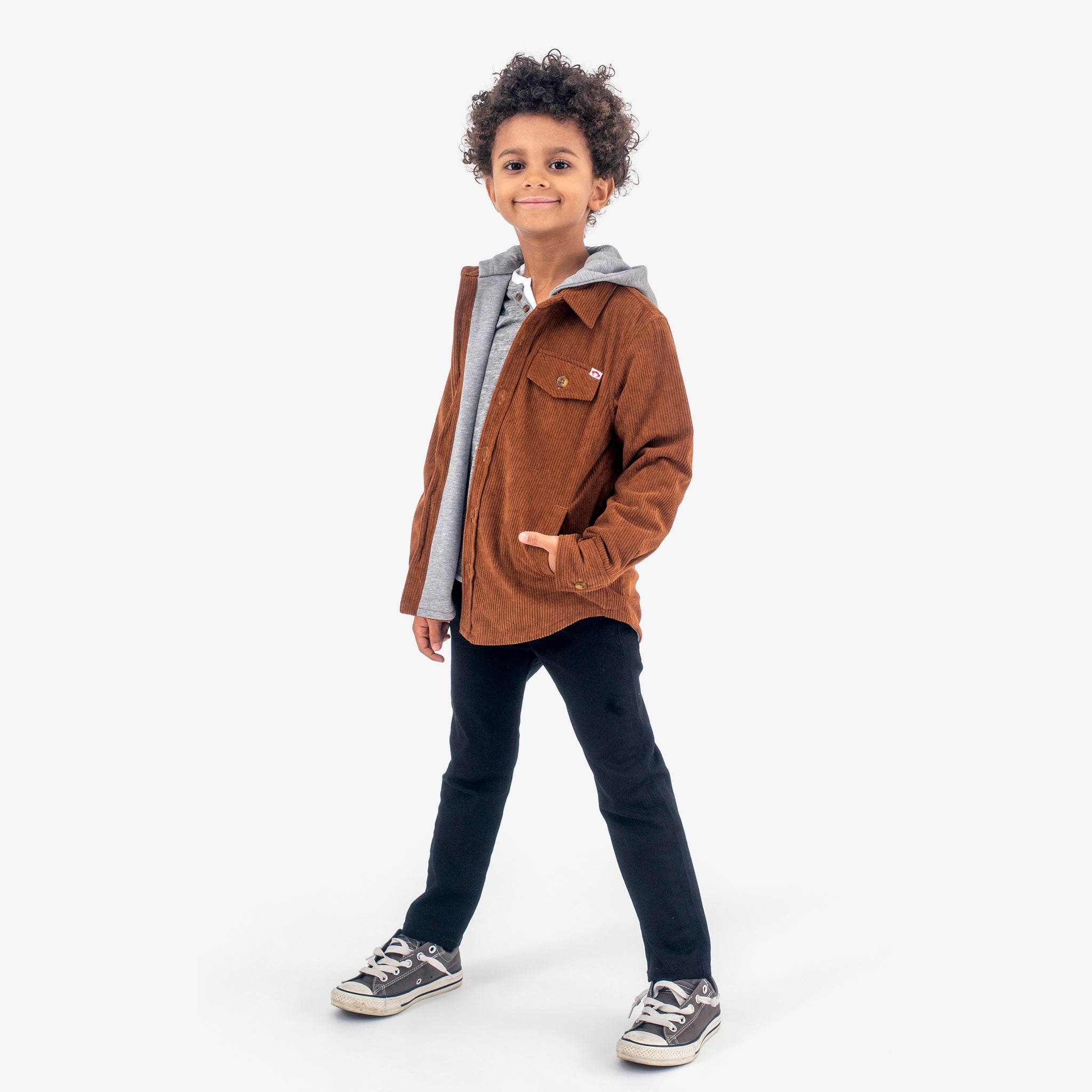 Appaman Best Quality Kids Clothing Boys Tops Glen Hooded Shirt | Sierra