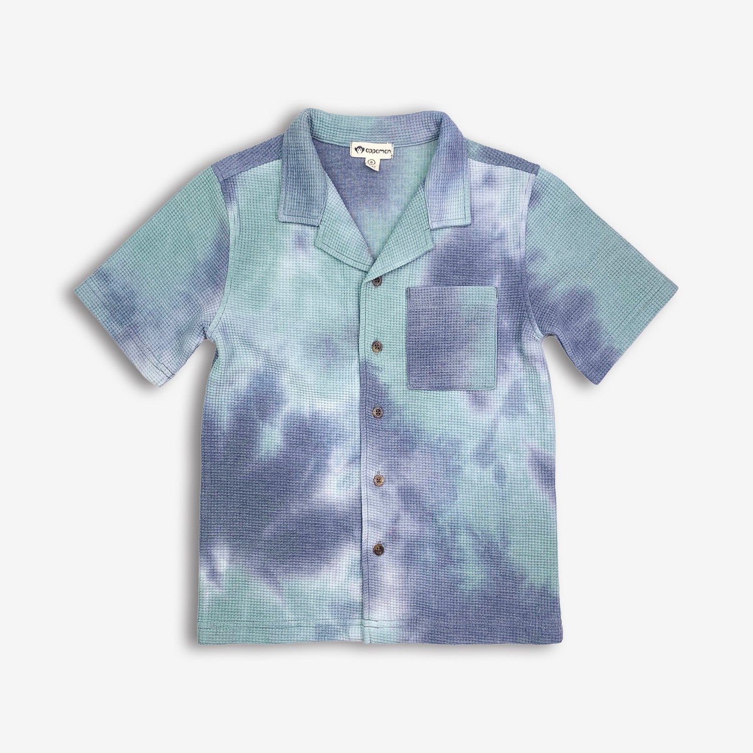 Appaman Best Quality Kids Clothing Boys Tops Resort Shirt | Seafoam