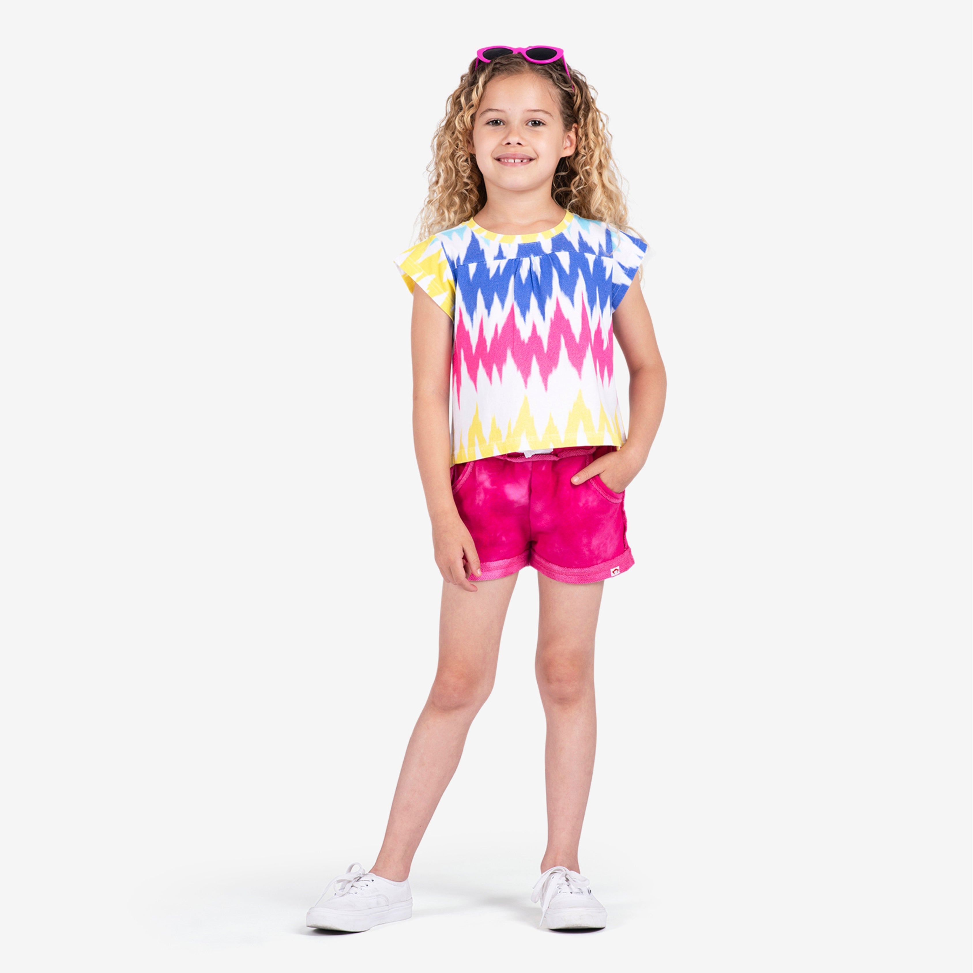 Appaman Best Quality Kids Clothing Elsa Tee | Multi Ikat