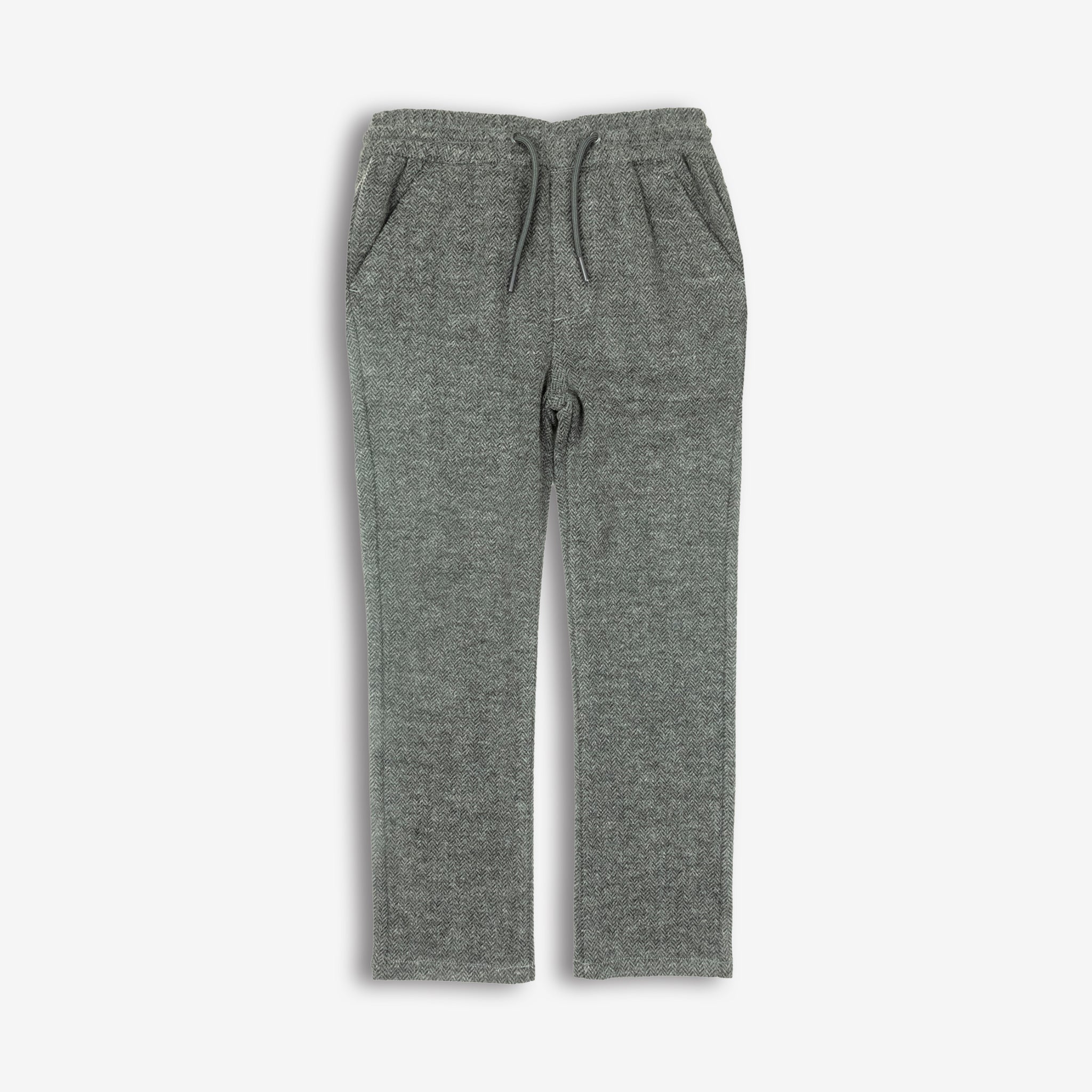 Appaman Best Quality Kids Clothing Everyday Stretch Pants | Charcoal Herringbone