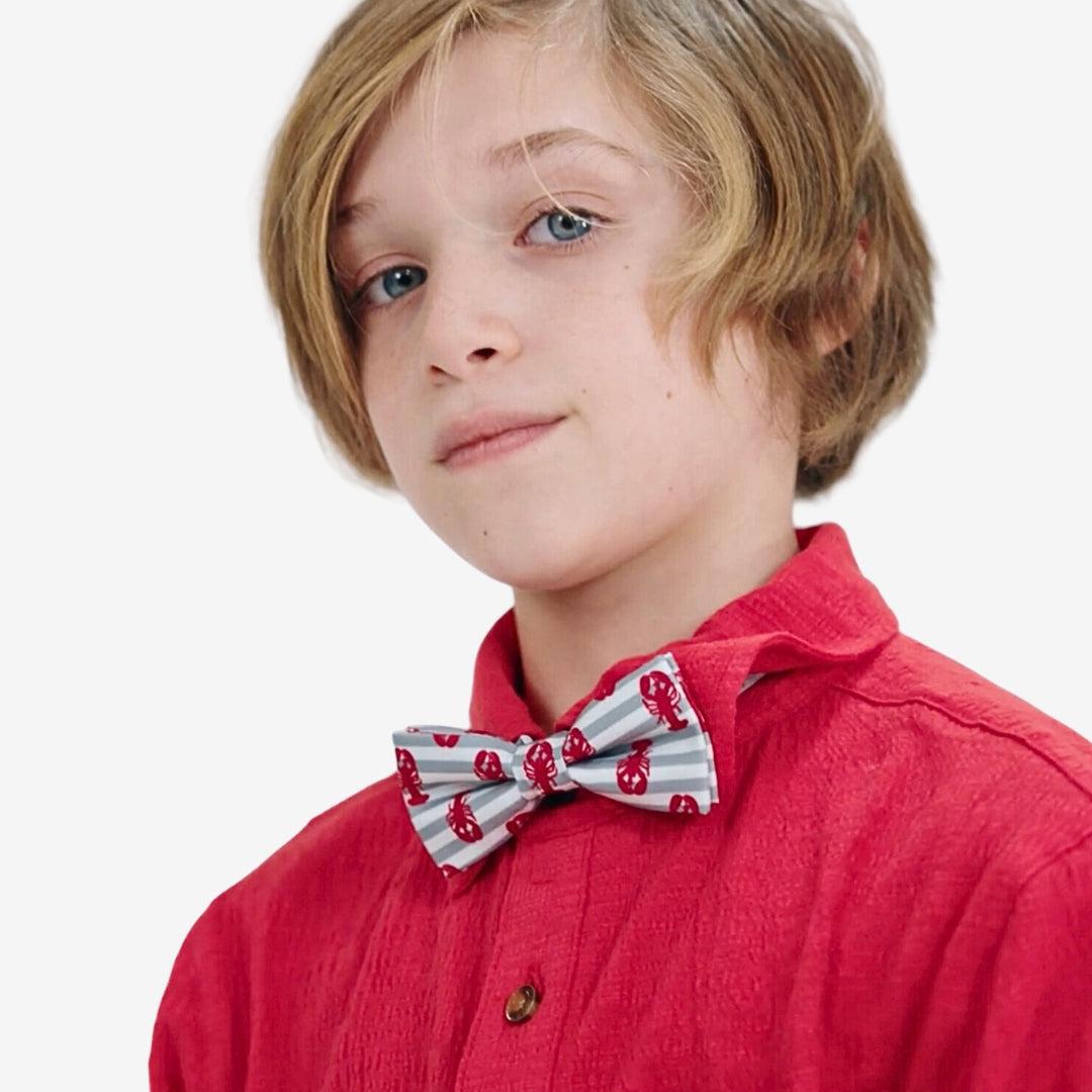 Appaman Best Quality Kids Clothing Fine Tailoring Accessories Bow Tie | Lobster Stripe