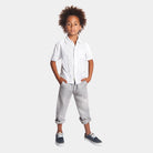 Appaman Best Quality Kids Clothing Fine Tailoring Beach Shirt | White