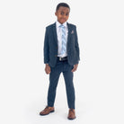 Appaman Best Quality Kids Clothing Fine Tailoring Bottoms Stretchy Suit Pants | Navy Glen Plaid