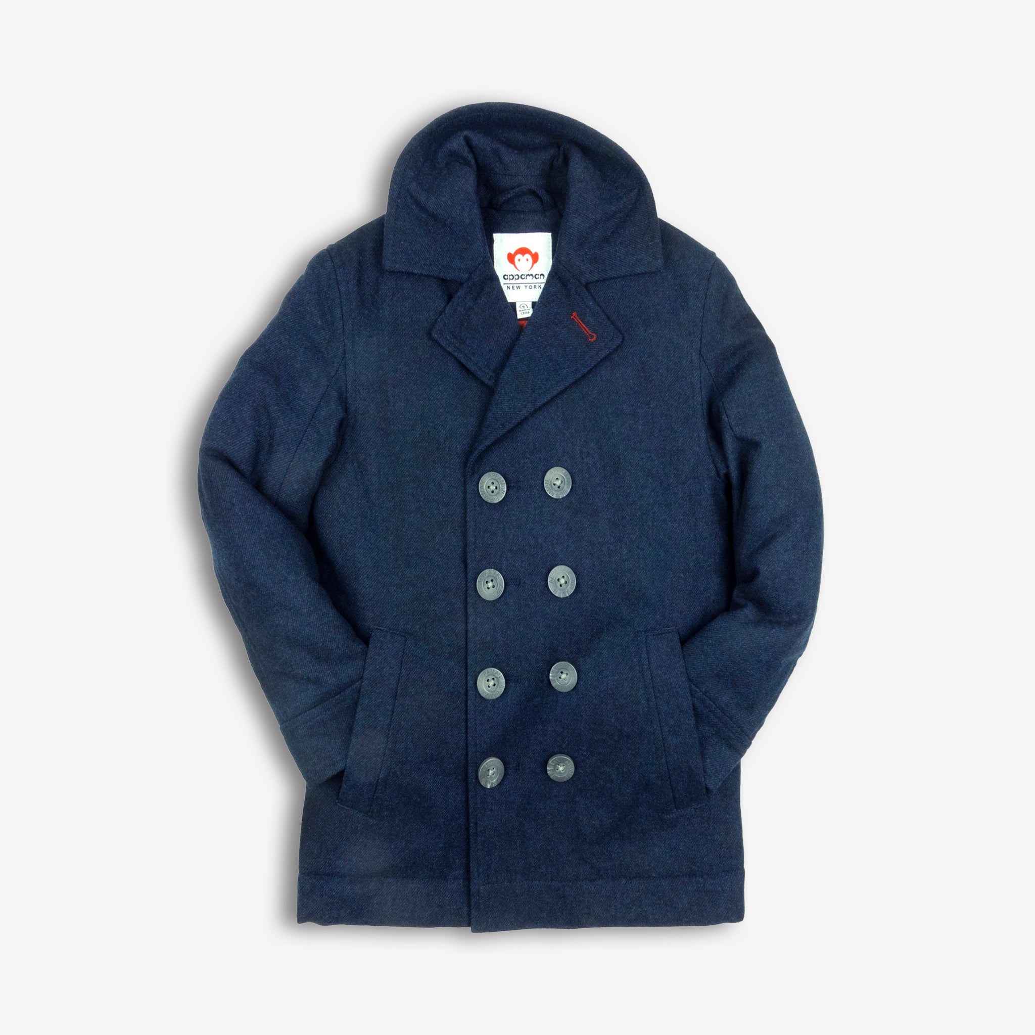 Appaman Best Quality Kids Clothing Fine Tailoring Jacket Pelham Peacoat | Midnight Navy