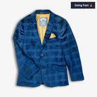 Appaman Best Quality Kids Clothing Fine Tailoring Jacket Suit Blazer | Blue Velvet