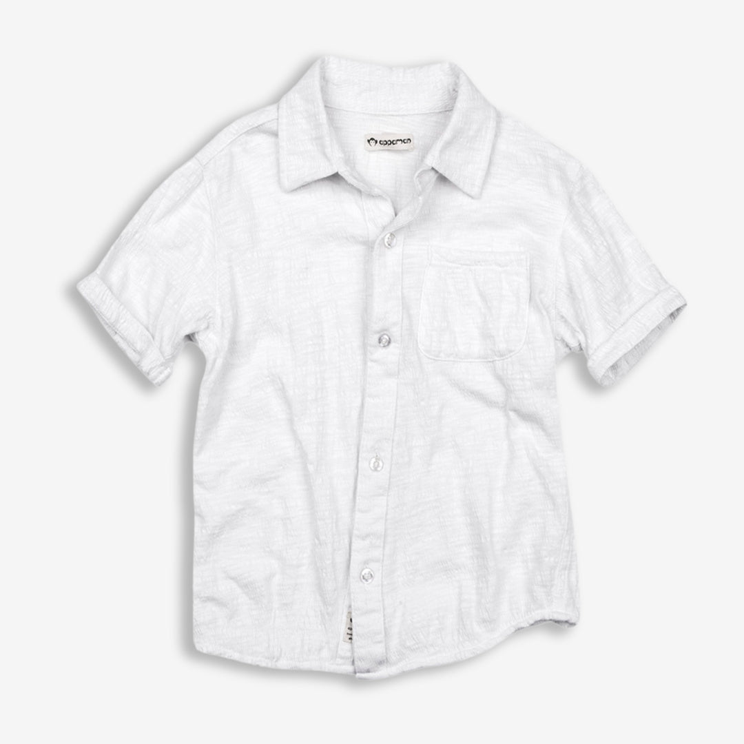 Appaman Best Quality Kids Clothing Fine Tailoring Shirts Beach Shirt | White