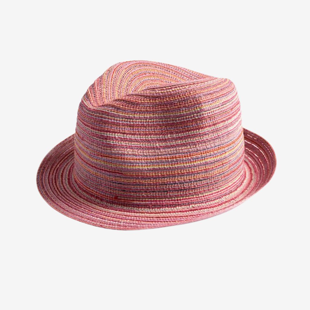 Appaman Best Quality Kids Clothing Girls Accessories Penny Fedora | Sunrise Stripe