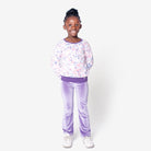 Appaman Best Quality Kids Clothing Girls Bottoms Flared Leggings | Lavender Velvet