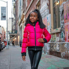 Appaman Best Quality Kids Clothing Girls Outerwear Flurry Coat | Fuchsia