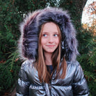 Appaman Best Quality Kids Clothing Girls Outerwear Kyla Puffer Coat | Gunmetal