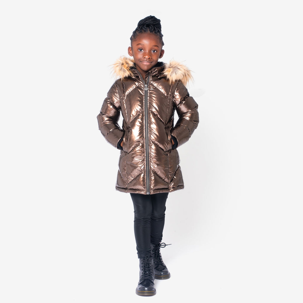 Appaman Best Quality Kids Clothing Girls Outerwear Nova Long Coat | Copper