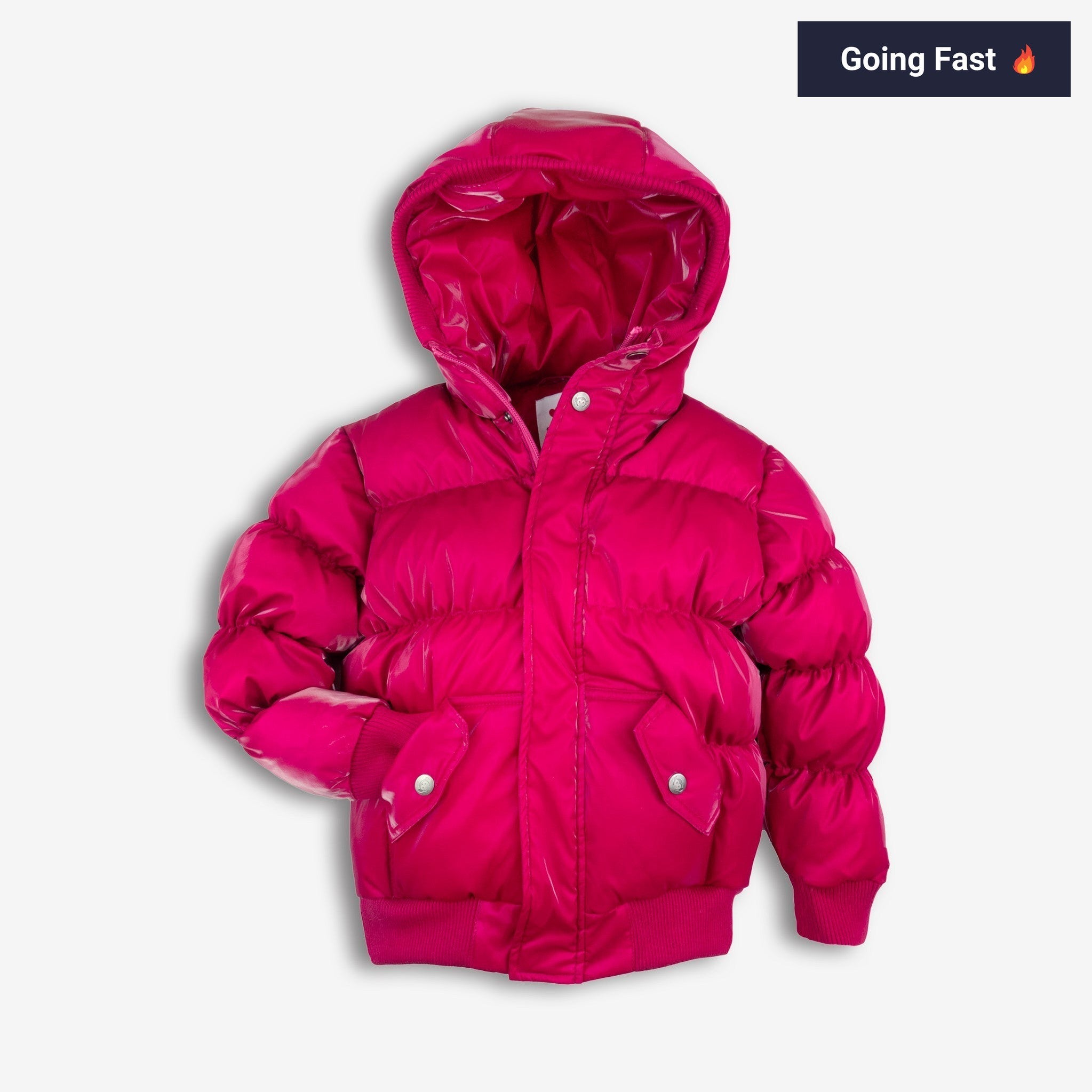 Appaman Best Quality Kids Clothing Girls Outerwear Puffy Coat | Deep Pink