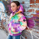 Appaman Best Quality Kids Clothing girls outerwear Puffy Coat | Watercolor