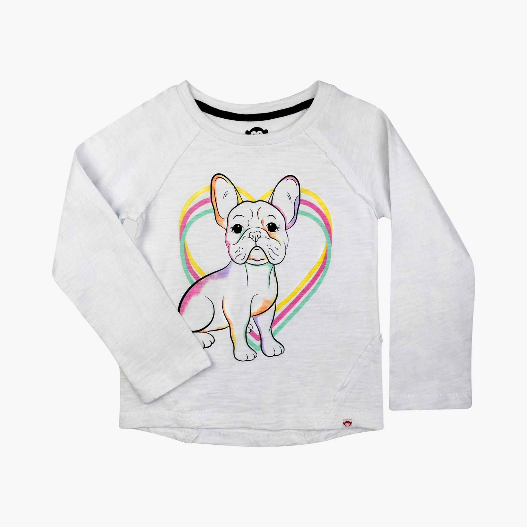 Appaman Best Quality Kids Clothing Girls Tops Adler Tee | French Bulldog