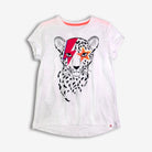 Appaman Best Quality Kids Clothing girls tops Circle Tee | Cheetah