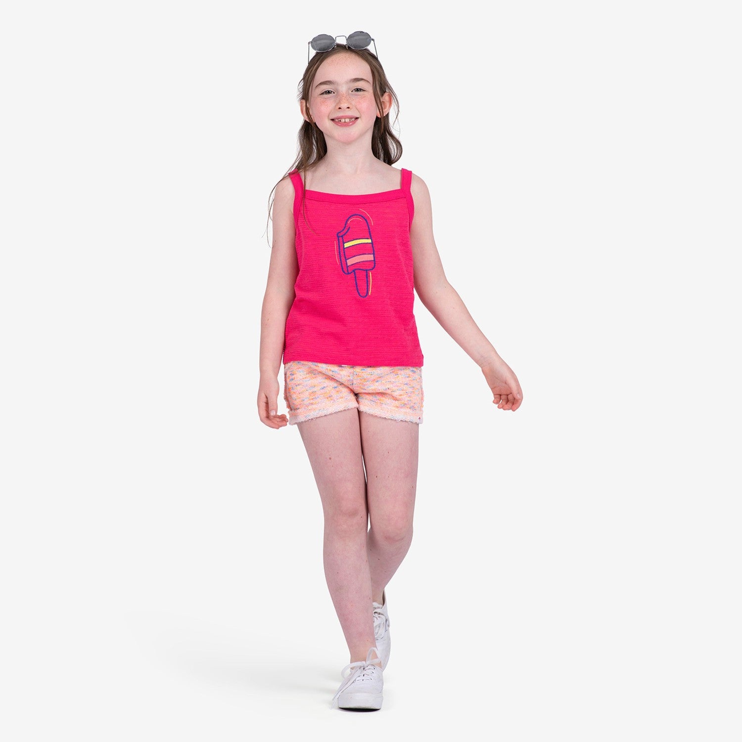 Appaman Best Quality Kids Clothing Girls Tops Hannah Tank | Popsicle