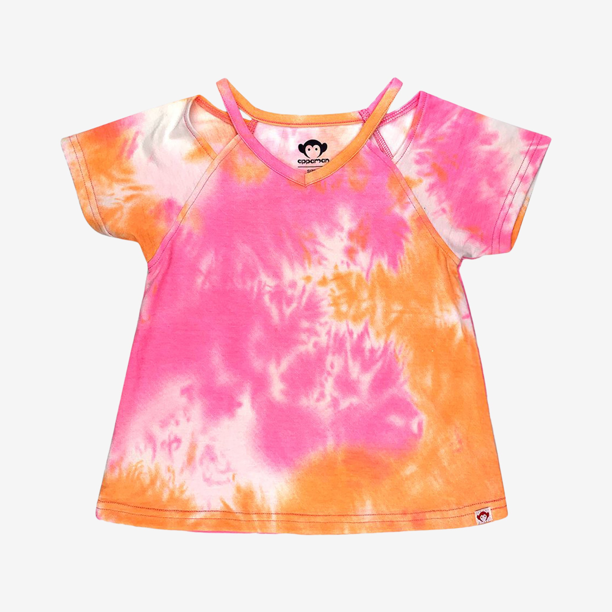 Appaman Best Quality Kids Clothing girls tops Kari Tee | Spring Tie Dye