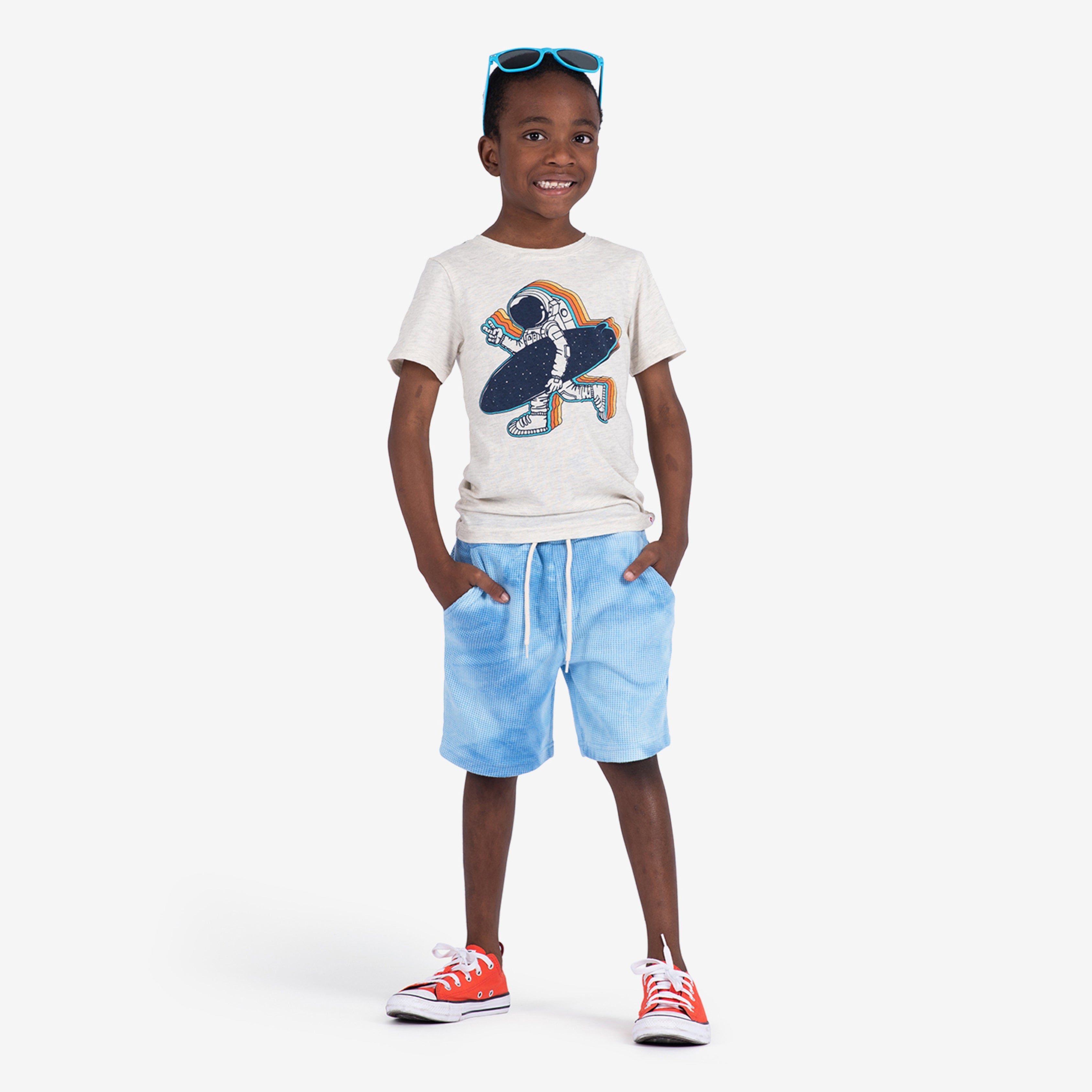 Appaman Best Quality Kids Clothing Graphic Tee | Space Surfer