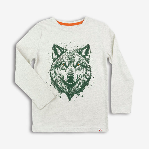 Appaman Best Quality Kids Clothing Graphic Tee | Wolf ink