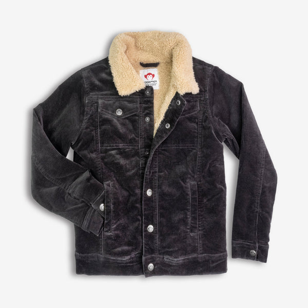 Appaman Best Quality Kids Clothing Heritage Cord Jacket | Vintage Black